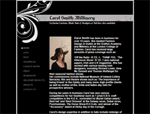 Tablet Screenshot of carolsmithhats.com